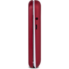 DORO 6040 Red - User-Friendly Mobile Phone with Big Buttons & Easy Navigation - Perfect for Seniors!